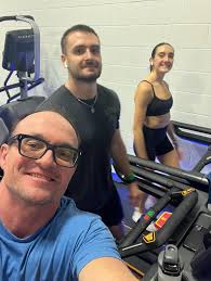 Family time with my 2 kids Ethan Ball and Marah Ball at Brickhouse Gym Inc.  Regina SK