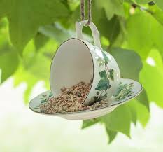 Other bird & wildlife accs. Teacup Bird Feeder Diy Tutorial A Great Way To Upcycle Old China