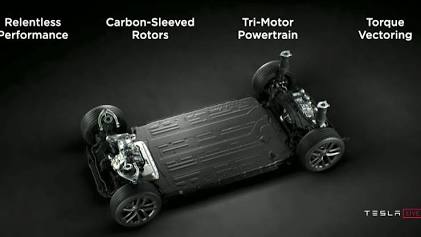 Architecture « skateboard » du châssis Tesla, généré par IA
