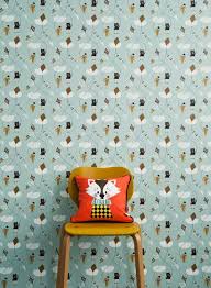 Tapete Kite Von Ferm Living Kinderzimmer Tapete Dekor Kinder Kissen