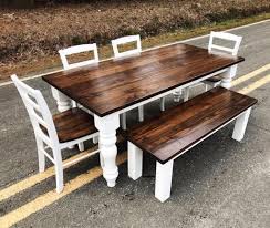 30 Creative Farmhouse Table Design Ideas With Rustic Style Creative Design Farmho Kitchen Table Settings Round Dining Room Table Refurbished Kitchen Tables