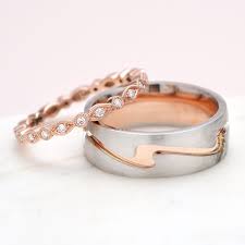 Custom Men S Two Tone Band 100819 Seattle Bellevue Joseph Jewelry Rose Gold Wedding Ring Sets Wedding Rings Rose Gold Men S Rings