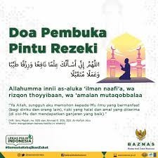 Karena yang terpenting adalah kehalalan dan keberkahan rezeki sangat utama. Amalkan Doa Ini Untuk Badan Amil Zakat Nasional Baznas Facebook