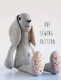 Baby Bunny Plush Sewing Pattern Toy Cloth Bunny Rabbit Pdf Etsy In 2020 Sewing Stuffed Animals Bunny Soft Toy Animal Sewing Patterns