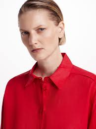 Купить Рубашка прямая из льняной ткани по цене 11 490 ₽ в Москве Luisa Wang