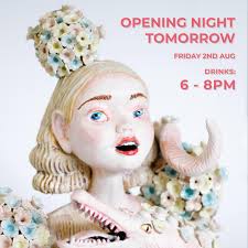 The only girl I've ever loved... was born with flowers in her eyes...!  #ceramicart #ceramics #australianceramics