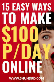 Check spelling or type a new query. How To Make 100 A Day As A Teenager The Guide Ways