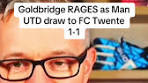 Mark Goldbridge Furious Over Manchester United Draw to FC ... - TikTok