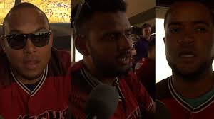 Tomas, Burgos, Brito en FanFest