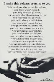 I Make This Solemn Promise To You Love Husband Quotes Promise Quotes Love Yourself Quotes