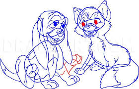 How to draw a cartoon fox cute and easy? How To Draw The Fox And The Hound Step By Step Drawing Guide By Dawn Dragoart Com