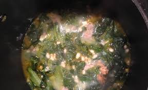 This link is to an external site that may or may not meet accessibility guidelines. Escarole And Beans Soup Caroline Manzo Bean Soup Escarole Soup Bean Soup Recipes