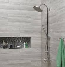 Wickes Everest Stone Porcelain Tile 600 X 300mm Light Grey Bathrooms Grey Wall Tiles Gray Bathroom Walls