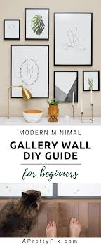 If you're not using a nail gun, you will need to countersink the nails with a nail punch. The Modern Minimalist Gallery Wall Guide For Beginners A Pretty Fix
