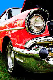 Auto Art Chrome Red Vintage Classic Car Portrait 8 X 10 Fine Art Print In 2021 Classic Cars Vintage Classic Cars Car Art