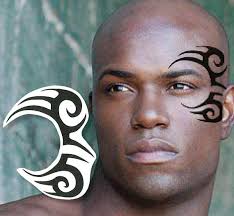 Mike Tyson Tattoo Replica Temporary Tattoo Funny Costume Cool Temporary Tattoos Adults Rapper Costume Fake Tattoo Hangover Fasching Halloween Masken