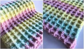 See more ideas about knitting patterns, knitting, free knitting. Baby Waffle Blanket Free Crochet Pattern