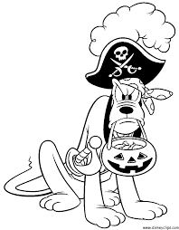 Consists of light brown and some black color looks perfect to make cute and funny dog figure. Disney Pluto Coloring Pages Coloring Home