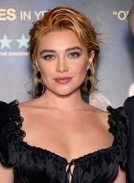 Florence Pugh Adds an Edge to Her Lacy Black Dress