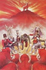 And They Worshiped The Beast Revelation Bible Bible Artwork Biblical Art
