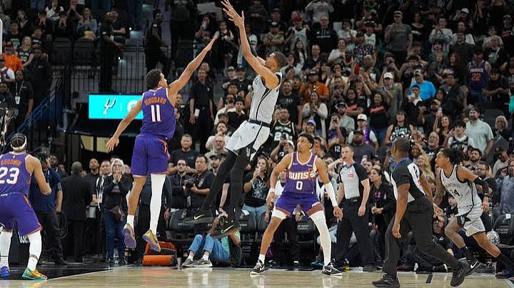 Very Fun:' Wemby Talks Through His Shot That Sent the Spurs to the Playoffs