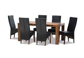 The plush cushion is manufactured in the usa with sunbrella weather res. Black Bisbee 7 Piece Dining Suite With Zuma Dining Chairs Amart Furniture