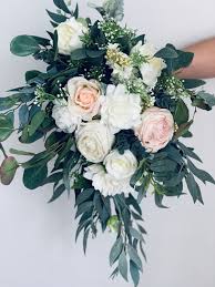 Blush Real Touch Artificial Wedding Bouquet Bridal Wedding Flower Bouquet Silk Bridal Flower Bouquet Bridesmaid Flower Bouquets Real Touch Wedding Bouquet Artificial Wedding Bouquets Flower Bouquet Wedding