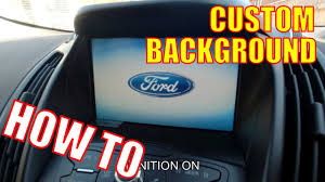 Ford Sync 2 My Touch How To Add Custom Wallpaper Background Youtube