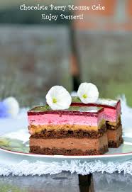 Prajitura Cu Ciocolata Si Fructe De Padure Enjoy Dessert Cake Recipes Delicious Desserts Desserts