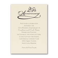 25 Years Celebration Invitation Ecru Anniversary Invitations Anniversary Party Invitations 25th Wedding Anniversary Invitations