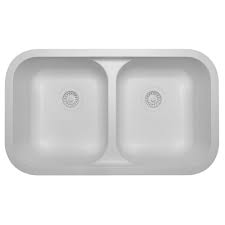 Karran quartz undermount kitchen sinks. Karran Q 350 Quartz Series Undermount Double Equal Bowl Kitchen Sink Solidsurface Com