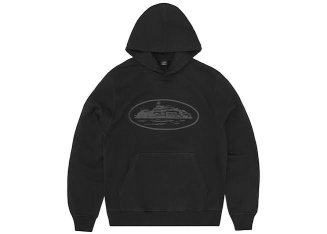 CORTEIZ ALCATRAZ V2 HOODIE TRIPLE BLACK MEN'S