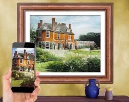 Try dragging an image to the search box. House Portraits From A Picture Paintyourlife