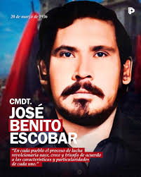 ❤️🖤 Hoy recordamos el natalicio del Comandante José Benito Escobar, líder  sindical y fundador del #FSLN, cuyo pensamiento y entrega siguen iluminando  las luchas del pueblo. Su voz, su ejemplo y su