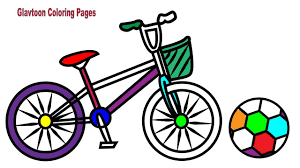 Print off these game day printable alphabet coloring pages! Kids Bike Coloring Pages Learn Color With Drawing Bicycle For Kids Youtube