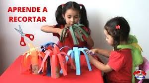 Juegos tijeras actividades para recortar preescolar. Actividad Divertida Para Aprender A Recortar Para Ninos Motricidad Fina Youtube