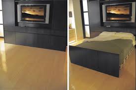 Wall beds and their place in the home has always been a concern of ours, for the fact that the wall be opens down into the room suggests that the space in our wall bed is available with a smooth easy to open manual opening mechanism. Automatic Roll Out Murphy Beds Designs Ideas On Dornob