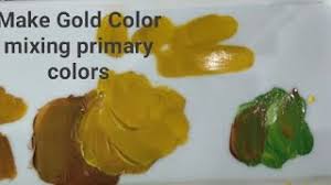 There are 173725 gold painting for sale on etsy, and they cost 125,10 $ on average. Diy Gold Color How To Make Golden Color Mixing Primary Colors Golden Acrylic Paint Tutorial Youtube