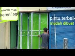 Harga pintu lipat kaca, pintu kaca lipat berbahan baku aluminium / upvc berkualitas import, pintu lipat penyekat ruangan, harga murah dan bergaransi. Pintu Lipat Membuat Pintu Lipat Dari 0 Sanpai Jadi Youtube