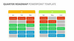 Quarter Roadmap Powerpoint Template Powerpoint Powerpoint Templates Roadmap
