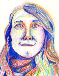 Crayon Self-Portraits Library