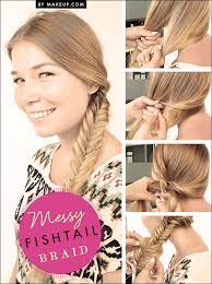 Pin By Dicarlo Salon Barbershop On Hairstyles Fish Tail Braid Messy Fishtail Braids Fish Tail Braid Tutorial