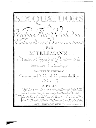 12 Quadri Paris Quartets Telemann Georg Philipp Imslp Petrucci Music Library Free Public Domain Sheet Music Arabic Calligraphy Calligraphy Quartet
