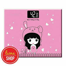 Timbangan Badan Digital Mini Kartun Lucu Warna Pink Shopee Indonesia