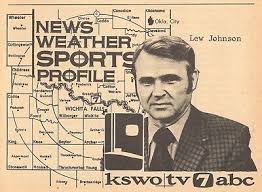 1974 KSWO LAWTON,OKLAHOMA TV NEWS AD ~ LEW JOHNSON REPORTER