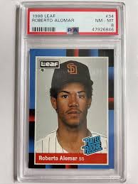 We have almost everything on ebay. Auction Prices Realized Baseball Cards 1988 Leaf Roberto Alomar