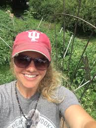 Have to take care... won't get my bottom wet.... Photo in between pruning ,  by MMaM.