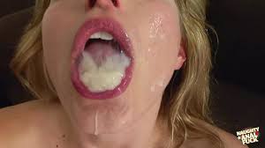 Blonde busty milf swallows a thick cumshot after doing anal on camera with  her husband