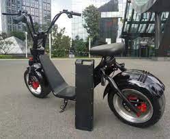 1000w Harley Scooter City Coco Caigiees With A Distachable Battery Box Easy To Recharge The Battery Scooter Design Electric Scooter Design Scooter