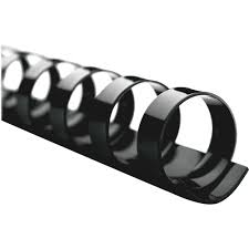 Gbc Combbind 19 Ring Binding Spines 160 X Sheet Capacity For Legal 8 1 2 X 11 Sheet 19 X Rings Black Plastic 100 Box